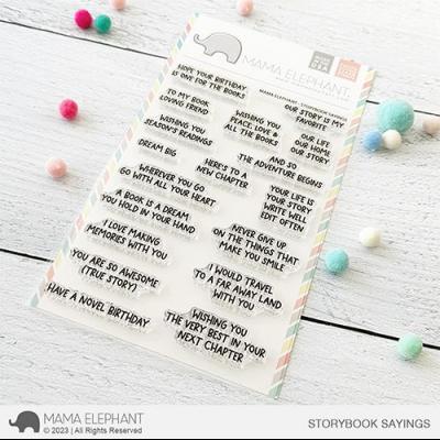 Mama Elephant Clear Stamps - Storybook Sayings